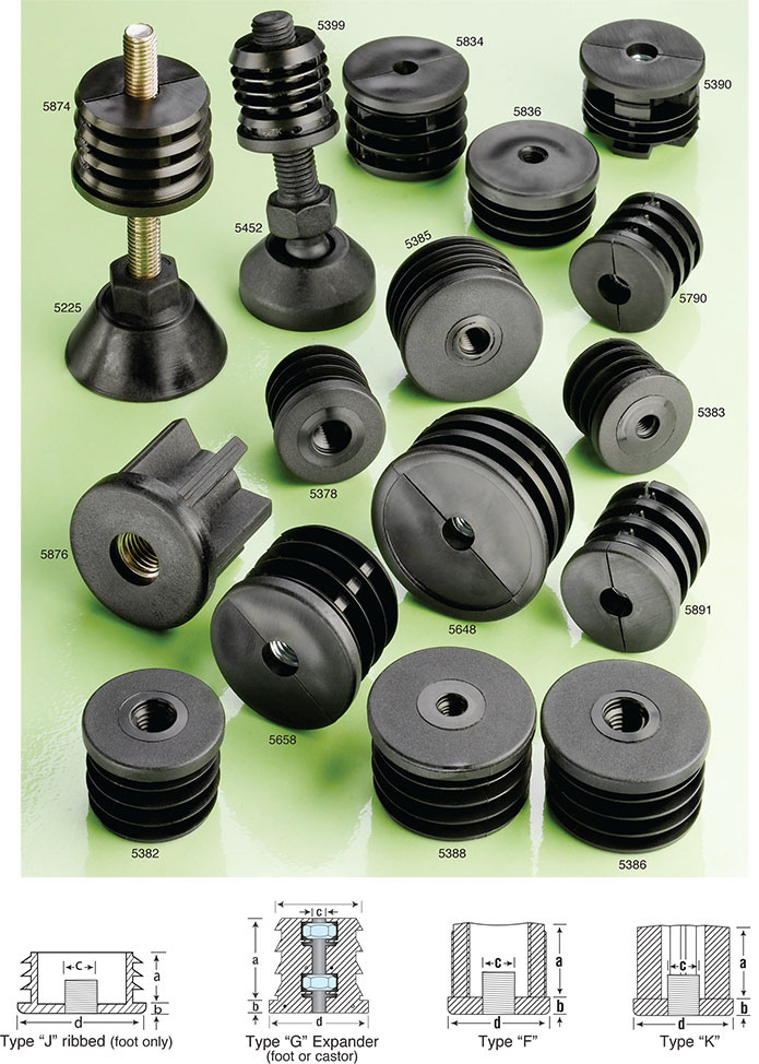 round tube inserts with thread